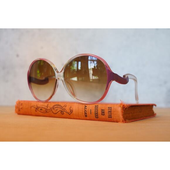 Vintage 1980s Sunglasses NOS Taiwan Multicolor Grandma Retro Festival Boho main image 3